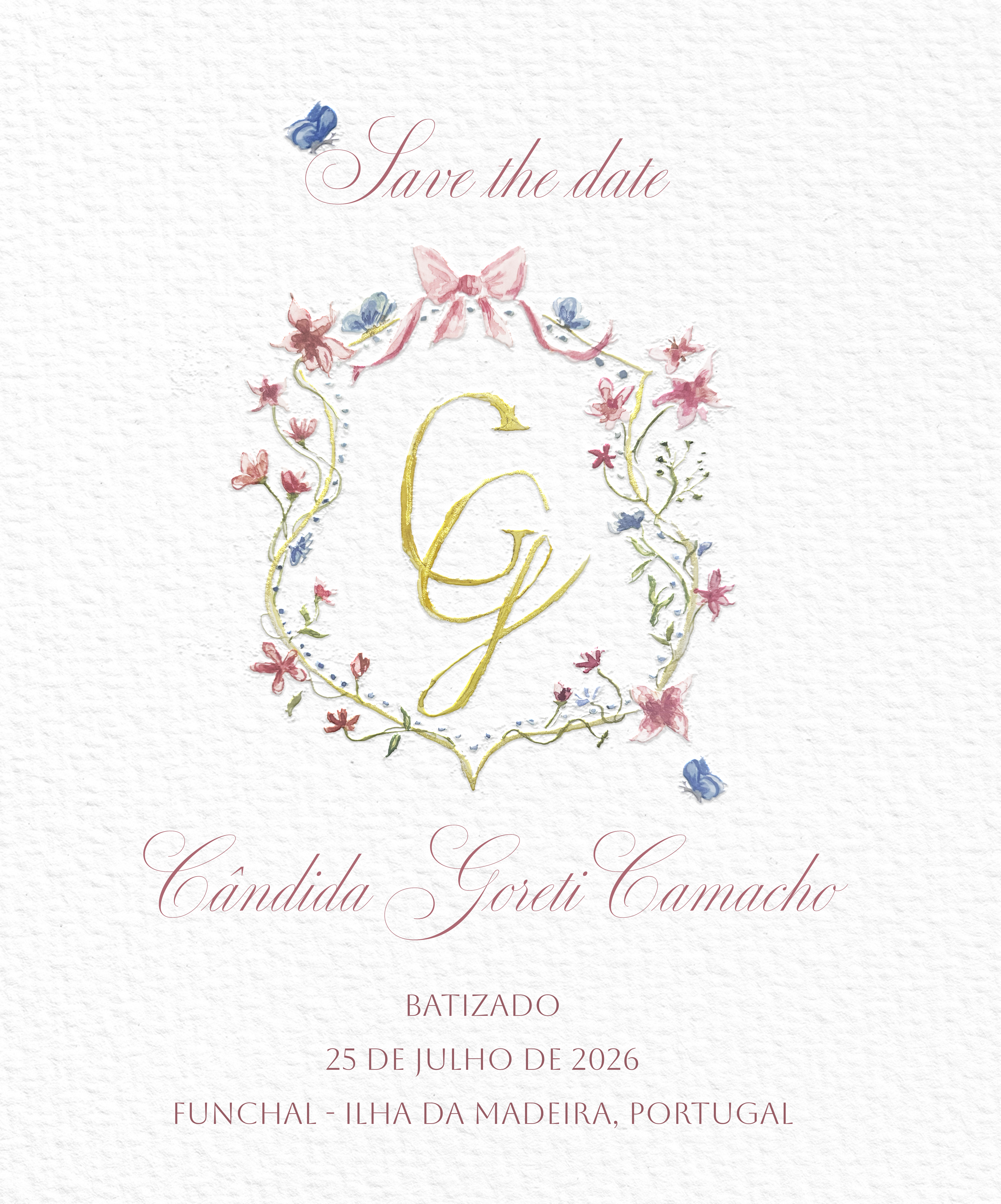 Save the date - Carol e Andre